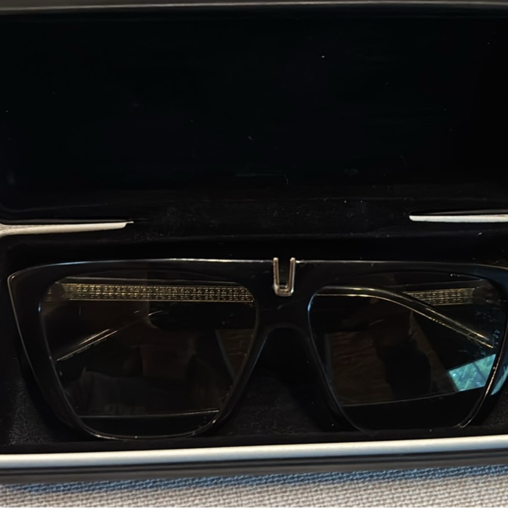 Givenchy Black and Gold Glasses